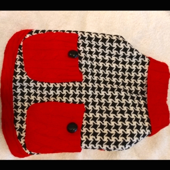 WARM HOUNDS TOOTH SMALL PET JACKET COAT - Picture 1 of 3
